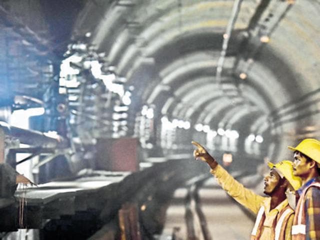 Trial run on the ITO-Kashmere Gate section is on and is likely to be opened by November this year. This corridor will connect the old Delhi areas such as Daryaganj, Delhi Gate and Red Fort with Janpath.Security (Hindustan Times) Trial run on the ITO-Kashmere Gate section is on and is likely to be opened by November this year. This corridor will connect the old Delhi areas such as Daryaganj, Delhi Gate and Red Fort with Janpath.Security (Hindustan Times)