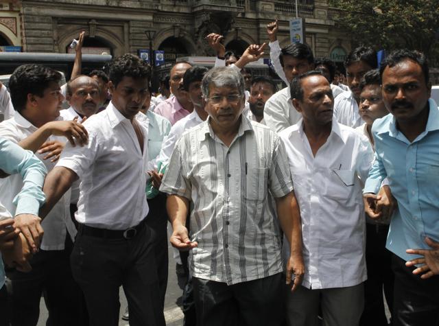 Dalit rights activist Prakash Ambedkar at a college in Mumbai in this June 1, 2012 file photo. (Kunal Patil/ HT photo) Dalit rights activist Prakash Ambedkar at a college in Mumbai in this June 1, 2012 file photo. (Kunal Patil/ HT photo)