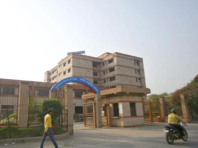 The Medical Council of India building in New Delhi. The Medical Council of India building in New Delhi.