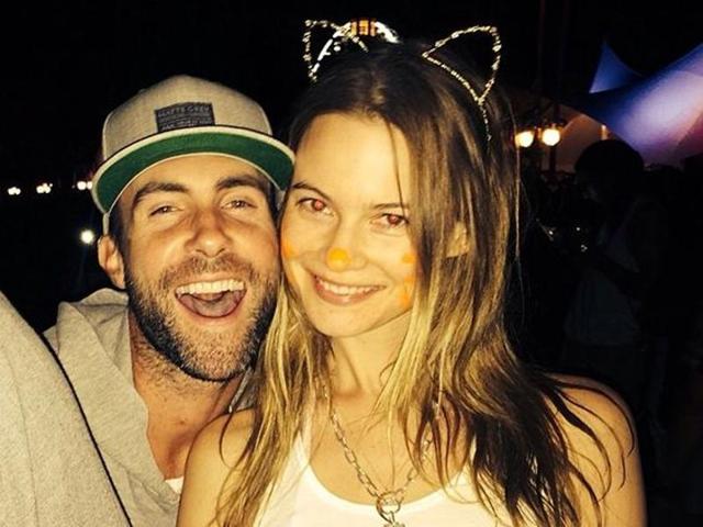 The 37-year-old Maroon 5 frontman’s wife, model Behati Prinsloo, is due to give birth on September 20.(Pinterest)