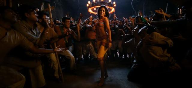 Katrina Kaif in a still from her popular item song Chikni Chameli from Agneepath (2012).