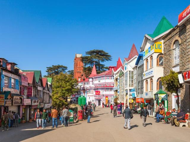 Shimla’s Ridge road. Kiran Manral’s new book is set in a hill town quite like this one (www.shutterstock.com) Shimla’s Ridge road. Kiran Manral’s new book is set in a hill town quite like this one (www.shutterstock.com)