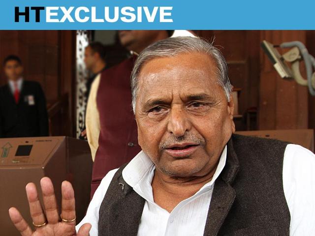 SP chief Mulayam Singh Yadav said upheavals happen in every political party.(HT File Photo)