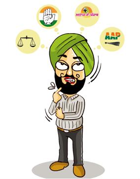 Me: You should RSVP by now. It sounds rude otherwise. Common Singh: Ronder saare viaah pichhon? (Illustration by Daljeet Kaur Sandhu ) Me: You should RSVP by now. It sounds rude otherwise. Common Singh: Ronder saare viaah pichhon? (Illustration by Daljeet Kaur Sandhu )