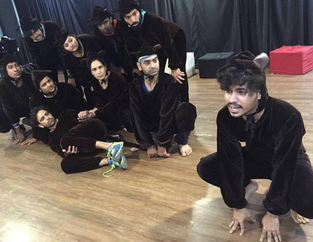 A still from the play Bandar Ki Baraat. A still from the play Bandar Ki Baraat.