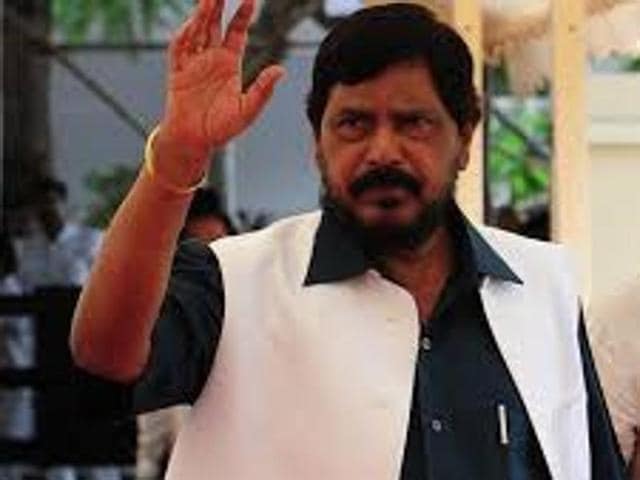 Athawale said that Dalits are living under a cloud of due to the Maratha morches. “The morchas are all aimed at scrapping the Act and like them even we have the right to protest,” he said.(HT file photo) Athawale said that Dalits are living under a cloud of due to the Maratha morches. “The morchas are all aimed at scrapping the Act and like them even we have the right to protest,” he said.(HT file photo)