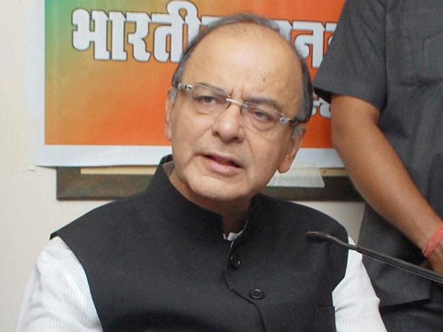 Arun Jaitley addresses a press conference in Jalandhar on Sunday. (PTI Photo) Arun Jaitley addresses a press conference in Jalandhar on Sunday. (PTI Photo)