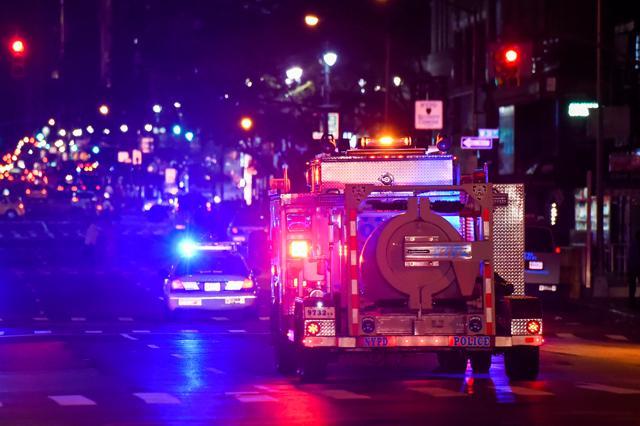 A New York City Police Department (NYPD) truck tows a spherical chamber carrying a second explosive device from near the site of an explosion in the Chelsea neighborhood of Manhattan, New York. (REUTERS) A New York City Police Department (NYPD) truck tows a spherical chamber carrying a second explosive device from near the site of an explosion in the Chelsea neighborhood of Manhattan, New York. (REUTERS)