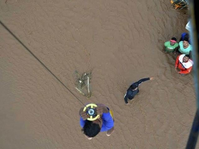 Two naval divers went missing after a rescue operation off the Mumbai coast went awry on Saturday evening. (PTI-Representative Photo) Two naval divers went missing after a rescue operation off the Mumbai coast went awry on Saturday evening. (PTI-Representative Photo)