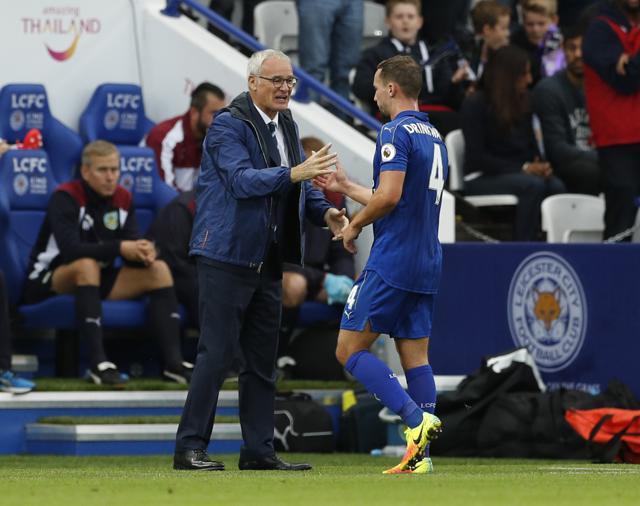 Ranieri’s men followed their 3-0 Champions League win in midweek with the same scoreline against Burnley. (REUTERS) Ranieri’s men followed their 3-0 Champions League win in midweek with the same scoreline against Burnley. (REUTERS)