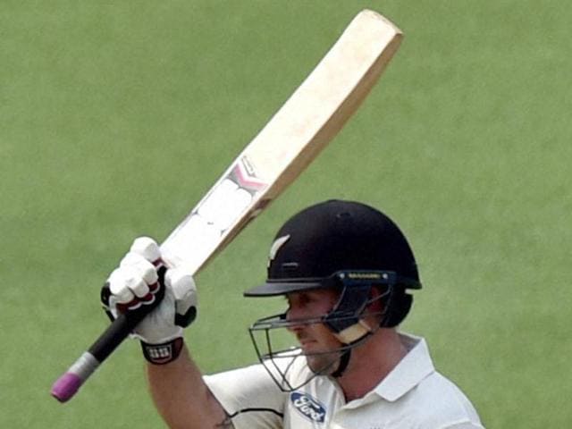 Ronchi smashed 107 off 112 balls on the third and final day of the warm-up game in New Delhi on Sunday. (PTI) Ronchi smashed 107 off 112 balls on the third and final day of the warm-up game in New Delhi on Sunday. (PTI)