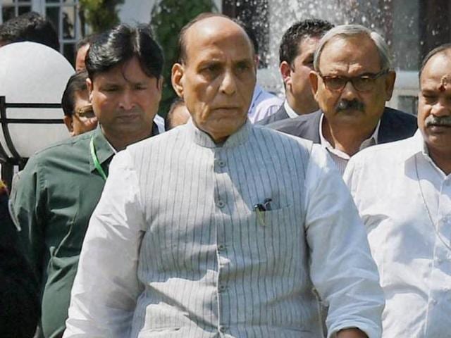 Home minister Rajnath Singh(PTI Photo)