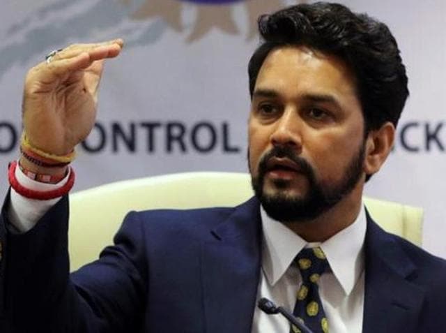 BCCI president, Anurag Thakur, and CEO, Rahul Johri told a media conference that the subcontinent TV rights will be up for 10 years and the digital component for five years. (Reuters) BCCI president, Anurag Thakur, and CEO, Rahul Johri told a media conference that the subcontinent TV rights will be up for 10 years and the digital component for five years. (Reuters)