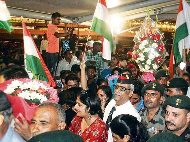 Within two hours of the incident, Nagpal received an SMS alert from his bank that a transaction had been declined as a wrong PIN was entered. The family immediately reported the matter to police and a complaint was lodged (Rahul Grover/HT Photo) Within two hours of the incident, Nagpal received an SMS alert from his bank that a transaction had been declined as a wrong PIN was entered. The family immediately reported the matter to police and a complaint was lodged (Rahul Grover/HT Photo)
