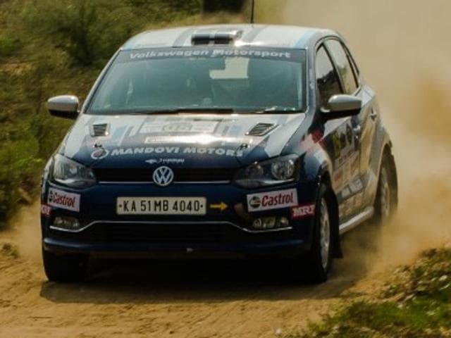 With the national rally championship coming to north India after a gap of over a decade, everyone was keen to see a grand event.(HT Photo)