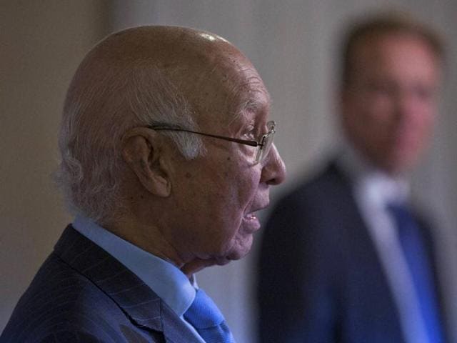 "These allegations are being made without proper investigation and this is worrisome," said Pakistani prime minister's adviser on foreign affairs Sartaj Aziz(AP File)