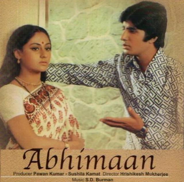 Jaya Bachchan with husband Amitabh Bachchan in a still from their superhit 1973 film Abhimaan. Jaya Bachchan with husband Amitabh Bachchan in a still from their superhit 1973 film Abhimaan.