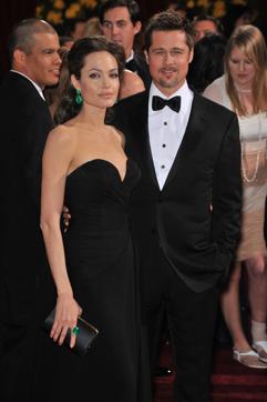 Brad and Angelina at the 81st Academy Awards at the Kodak Theatre together in 2009. Brad and Angelina at the 81st Academy Awards at the Kodak Theatre together in 2009.