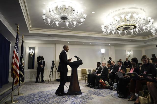 President Barack Obama speaks about the bombings in New Jersey and Manhattan and the stabbing attack in Minnesota on Monday (AP) President Barack Obama speaks about the bombings in New Jersey and Manhattan and the stabbing attack in Minnesota on Monday (AP)