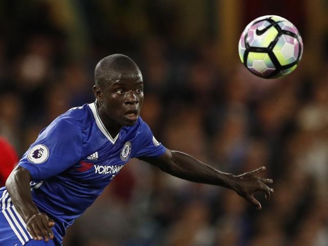 France midfielder Kante, right, was a key figure in Leicester’s odds-defying march to win the Premier League last season. (REUTERS) France midfielder Kante, right, was a key figure in Leicester’s odds-defying march to win the Premier League last season. (REUTERS)