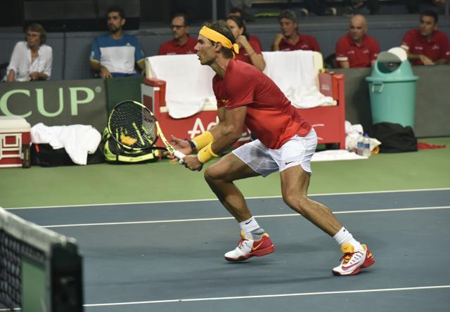 Nadal believes that without a strong physical base, little can be accomplished in the modern baseline game. (Vipin Kumar/HT PHOTO) Nadal believes that without a strong physical base, little can be accomplished in the modern baseline game. (Vipin Kumar/HT PHOTO)
