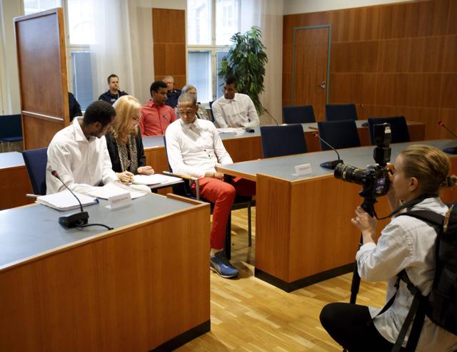 The court of Tampere, Finland, shows players of Cuba's national volleyball team accused of rape. Five members of Cuba's national volleyball team were jailed on September 20, 2016 in Finland for a rape that took place during a Volleyball World League event in July, a district court said. A sixth player was acquitted of the same charge. (AFP) The court of Tampere, Finland, shows players of Cuba's national volleyball team accused of rape. Five members of Cuba's national volleyball team were jailed on September 20, 2016 in Finland for a rape that took place during a Volleyball World League event in July, a district court said. A sixth player was acquitted of the same charge. (AFP)