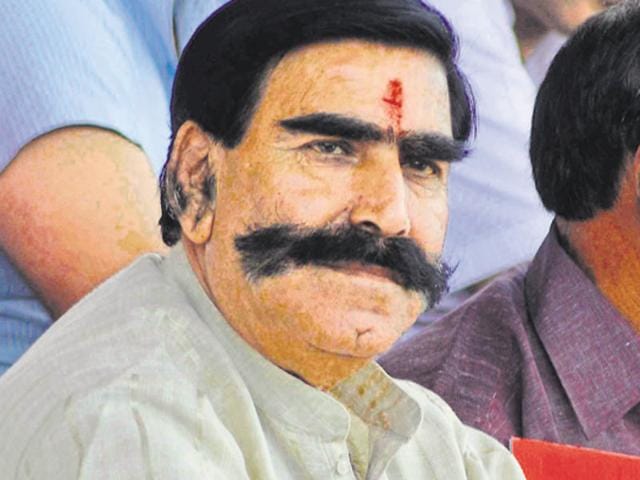 BJP MLA Gyan Deo Ahuja said Raje had destroyed inner party democracy and was running a “one woman show.” (HT Photo) BJP MLA Gyan Deo Ahuja said Raje had destroyed inner party democracy and was running a “one woman show.” (HT Photo)