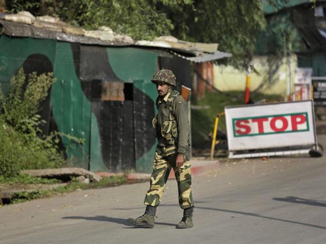 Arms and ammunition recovered from the four militants who attacked the army brigade camp at Uri in Jammu and Kashmir. (PTI Photo) Arms and ammunition recovered from the four militants who attacked the army brigade camp at Uri in Jammu and Kashmir. (PTI Photo)
