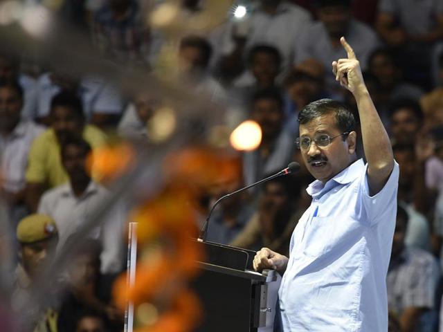Aam Aadmi Party national convenor and Delhi chief minister Arvind Kejriwal on Sunday evening declared ‘war’ on mosquito-borne diseases. (Raj K Raj/HT File Photo) Aam Aadmi Party national convenor and Delhi chief minister Arvind Kejriwal on Sunday evening declared ‘war’ on mosquito-borne diseases. (Raj K Raj/HT File Photo)