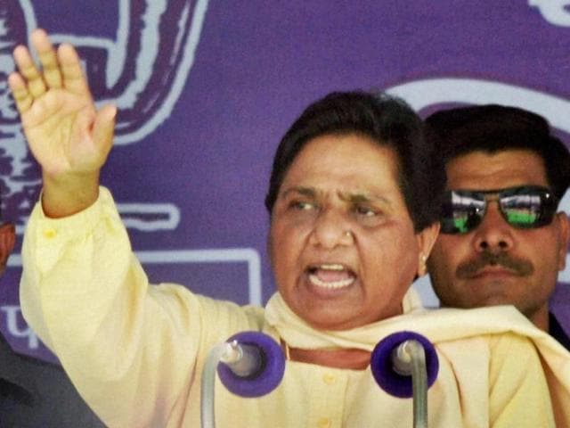BSP Chief Mayawati arrives at the Parliament House in New Delhi. (PTI File Photo) BSP Chief Mayawati arrives at the Parliament House in New Delhi. (PTI File Photo)