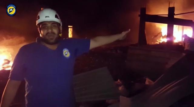 In this grab taken from video provided by the Syrian Civil Defence White Helmets, a member of the team describes the damage after an airstrike, in Aleppo. (AP Photo) In this grab taken from video provided by the Syrian Civil Defence White Helmets, a member of the team describes the damage after an airstrike, in Aleppo. (AP Photo)