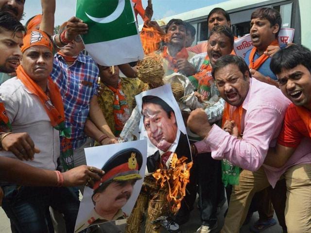The Rashtriya Swayamsevak Sangh (RSS) is refraining from dictating the government’s repose to Sunday’s Uri attack.(PTI)