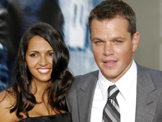 Matt Damon and his wife Luciana Barroso have been married since 2005 and have 4 children together. Matt Damon and his wife Luciana Barroso have been married since 2005 and have 4 children together.