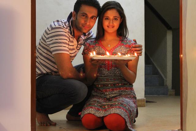 Rashami Desai with ex-husband Nandish Sandhu.