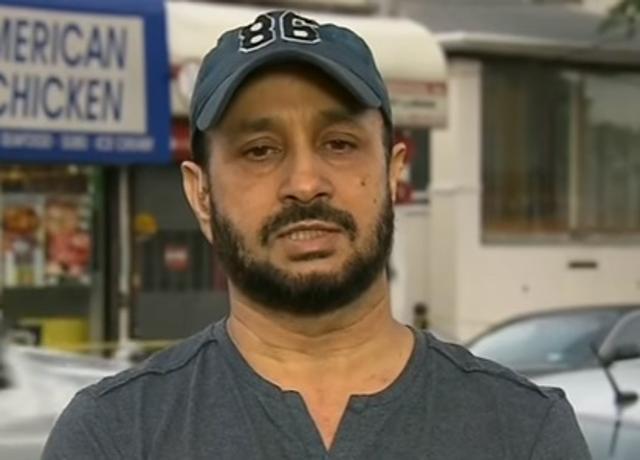 A screengrab of a video uploaded on YouTube by CNN shows Harinder Singh Bains who helped police nab the man wanted for the bombings in New York and New Jersey A screengrab of a video uploaded on YouTube by CNN shows Harinder Singh Bains who helped police nab the man wanted for the bombings in New York and New Jersey