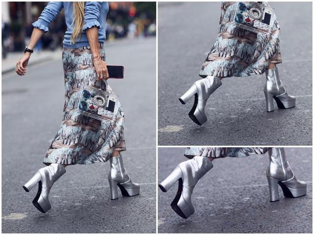 In spite of the downpours and semi-chilly weather, London Fashion Week show-goers served up a large dose of irreverent dressing over the past few days. Here are the best street fashion snaps that slayed at the five-day fashion gala that opened on Friday, September 16. Those Bowie-esque boots, though. (Instagram) In spite of the downpours and semi-chilly weather, London Fashion Week show-goers served up a large dose of irreverent dressing over the past few days. Here are the best street fashion snaps that slayed at the five-day fashion gala that opened on Friday, September 16. Those Bowie-esque boots, though. (Instagram)