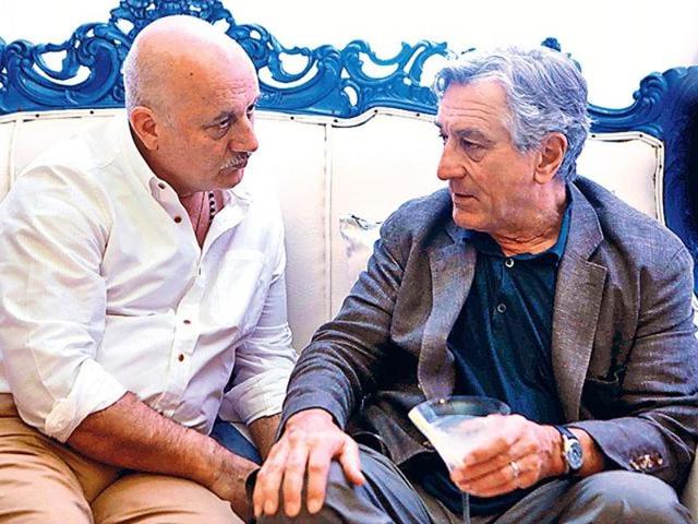 Anupam Kher and De Niro worked together in Silver Linings Playbook.