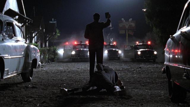 A still from LA Confidential, Hanson’s most acclaimed film.