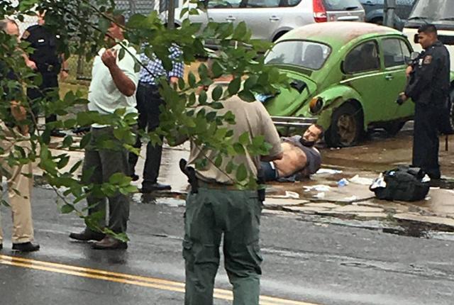 Ahmad Khan Rahami is taken into custody after a shootout with police in Linden. (AP Photo) Ahmad Khan Rahami is taken into custody after a shootout with police in Linden. (AP Photo)