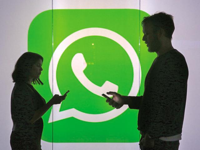 WhatsApp on Wednesday said it does not retain information of its users on its servers once the account has been deleted by the user.(Bloomberg via Getty Images)