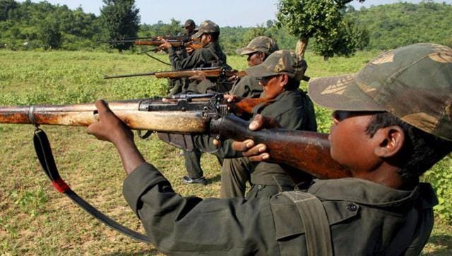 Security forces came under heavy fire after they approached Gondpalli village in Dantewada, based on a tip-off that Maoists were present there. (PTI File Photo) Security forces came under heavy fire after they approached Gondpalli village in Dantewada, based on a tip-off that Maoists were present there. (PTI File Photo)