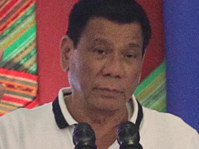 Philippine president Rodrigo Duterte during a news conference in Davao on September 18, 2016. (Reuters) Philippine president Rodrigo Duterte during a news conference in Davao on September 18, 2016. (Reuters)
