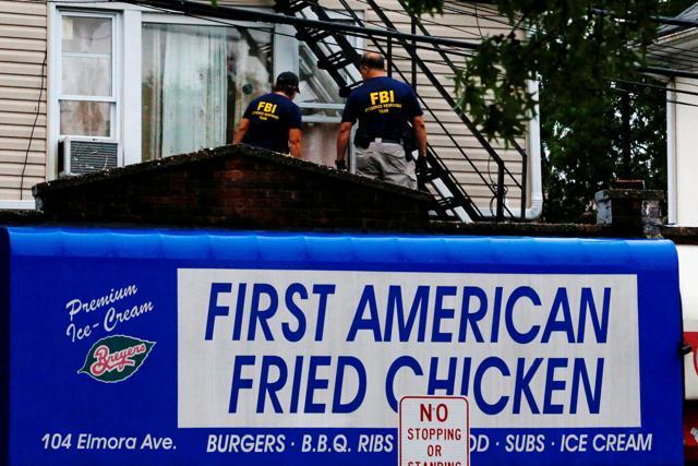 FBI personnel search an address during an investigation into Ahmad Khan Rahami in New Jersey. (Reuters Photo) FBI personnel search an address during an investigation into Ahmad Khan Rahami in New Jersey. (Reuters Photo)