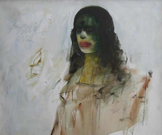 An artwork by Sunil Das as part of The Bengal Train