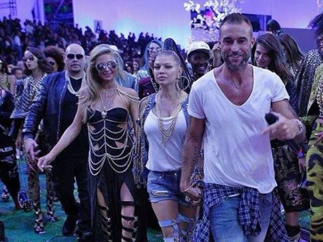 Check out our quick and crazy recap here thanks to a little thing called social media: Not to mention the runway cameo from Paris Hilton and performances by Fergie and Fat Joe. (Instagram)