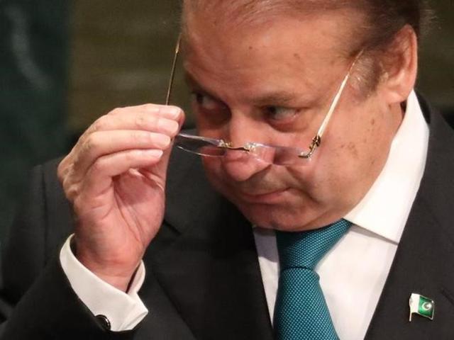 Prime Minister Nawaz Sharif of Pakistan removes his eyeglasses after addressing the United Nations General Assembly in the Manhattan borough of New York.(Reuters) Prime Minister Nawaz Sharif of Pakistan removes his eyeglasses after addressing the United Nations General Assembly in the Manhattan borough of New York.(Reuters)