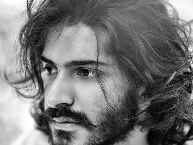 Bollywood actor Harshvardhan Kapoor along with sisters Sonam Kapoor and father Anil Kapoor during the promotion of their film Mirzya in Mumbai. (PTI)