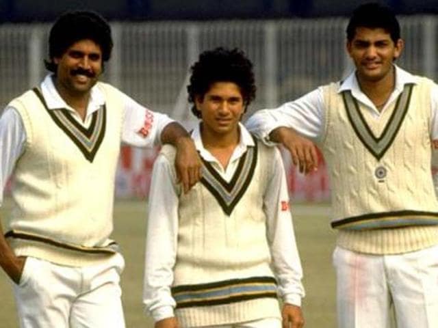 Kapil Dev, India’s first World Cup-winning captain, also earned inclusion in the side. (Getty Images) Kapil Dev, India’s first World Cup-winning captain, also earned inclusion in the side. (Getty Images)