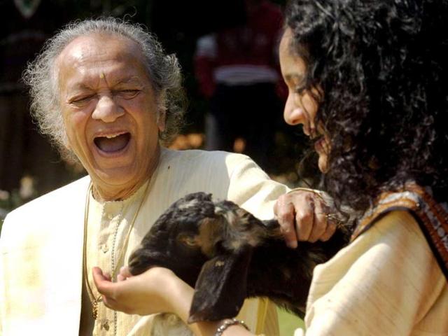 (File photo) Sitar maestro Pandit Ravi Shankar’s only opera is named after his wife, Sukanya. (AP) (File photo) Sitar maestro Pandit Ravi Shankar’s only opera is named after his wife, Sukanya. (AP)