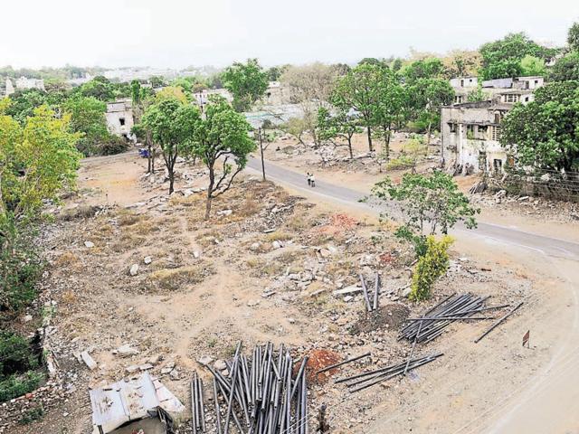 The location of Smart City project in Bhopal (Photo by Praveen Bajpai/ Hindustan Times) (Hindustan Times) The location of Smart City project in Bhopal (Photo by Praveen Bajpai/ Hindustan Times) (Hindustan Times)